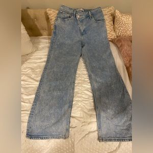 Abercrombie jeans criss cross waist size 27